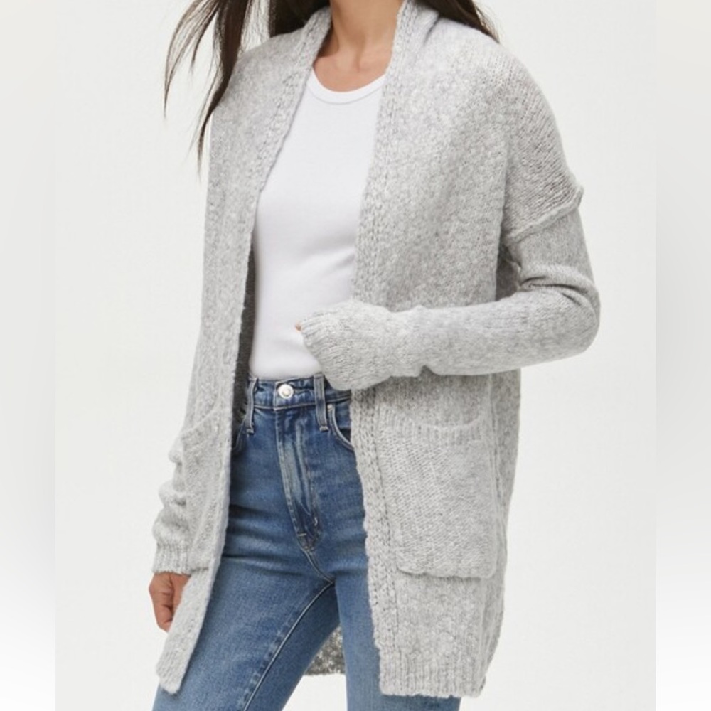 BRAND NEW Michael Stars Gray Sweater Cardigan